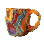 11-untsine kunstkristallvaigust kruus k&auml;epidemega, kuumakindel, suure mahutavusega, toidukvaliteediga