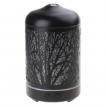 Eeterlike &otilde;lide hajuti 7 v&auml;rvilise LED-i &ouml;&ouml;valgusega, kaunis maa must