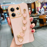 Xiaomi Redmi Note 13 Pro 4G Plus 5G luksusliku pinnakattega Love Heart k&auml;ev&otilde;ru kett&uuml;mbrise jaoks Mi Poco X6 M6 Note13 13pro rihma kaanel Redmi Note 13 4g