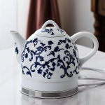 220V 1L mini elektriline veekeetja majapidamises kasutatav keraamiline kaasaskantav veekeetmispott, automaatne v&auml;ljal&uuml;lituv mini pliit 220V&us