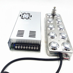 DC 48V uus ultrahelipihusti t&ouml;&ouml;stuslik 10 peaga &otilde;huniisutaja udumasin 5 kg/h ultraheli udumasin seente jaoks