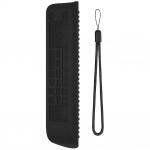 Silikoonist kaitse&uuml;mbris libisemisvastane teleri kaugjuhtimispuldi &uuml;mbris P&otilde;rutuskindel koos kaelapaelaga Samsungi nutiteleri kaugjuhtimispuldi BN59-01315A 01315B jaoks must