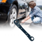 Double Head Wrench, Plumbing Tool Removal Tool, Practical, Easy to Use for Plumbers, Wear-resistant, Without Stop Wrench