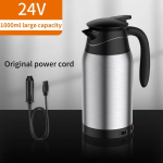 1000ML auto autok&uuml;tte tass 12v24v universaalne veekeetja auto keevveekeetja elektriline veekeetja veoauto keevveekeetja