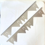 Cover between And Counter Kitchen Filler Oven silvery