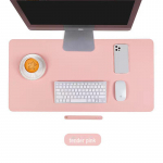 Suur veekindel nahast lauamatt ja hiirematt 23cm*19cm. Light pink