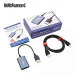 Bitfunx Video ja Heli VGA digitaalseks HDMI-&uuml;hilduvaks adapteriks SEGA Dreamcast m&auml;ngukonsoolile NTSC ja PAL