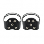 Crampons Ice Snow Traction Klambrid libisemisvastased 5 punkti haaratsid naelad k&otilde;ndimiseks s&ouml;rkimiseks matkamiseks &otilde;ues talispordiks L