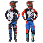 motokrossi k&auml;igukomplekt lastele 4 5 6 7 8 9 10 11 12 13 aastat Noor laps Mootorrattapoiss t&uuml;druk Jersey Pant Kits v&otilde;istluskost&uuml;&uuml;m Off-road Enduro MX MTB XXL-28