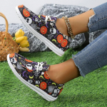 Kevad- ja s&uuml;gisjalatsid Plus Size naiste kingad Maalitud Crow Mugav ja kerge. 36 punane