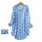 Flanellist puuvillane kodune &ouml;&ouml;s&auml;rk Kardigan-s&auml;rk &Ouml;&ouml;s&auml;rk Armas multikas ruuduline disainiga pidžaama pidžaama naistele XL