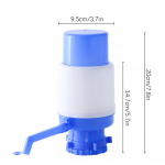 K&auml;sipressiga t&uuml;nniga veepump veejaotur Puhastatud vee &auml;mber Joogiveepump Eemaldatav kiirveepeak koju 1pcs sinine