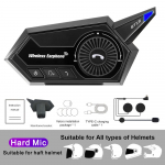 BT18 ruletiratta p&ouml;&ouml;rlemise juhtimine mootorratta kiivri peakomplekt Bluetooth 5.3 juhtmevabad k&otilde;rvaklapid k&otilde;rvaklapid IP67 veekindlad