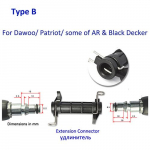 Survepesuri vooliku toru toru pikendus&uuml;henduse adapter Bosche AR Black Decker Patriot Dawoo jaoks pruun