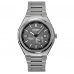 Citizen Zenshin Super Titanium Grey sihverplaadiga automaatne NJ0180-80H 100M meeste k&auml;ekell
