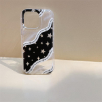 Mobile Phone Cases for iPhone 11 13 XR 15 Pro Max 12 14 Pro Max Case iPhone 16 7 Plus 8 Plus XS Max 6 15 Plus Laser Wave Pattern Anti-drop Waterproof iPhone 6&6S puhas