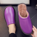 Libisemiskindlad Veekindlad Talvised Nahksussid Paaridele - Soojad Pl&uuml;&uuml;sist Sisejalatsid 26 (usually 38-39)