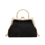 Retro &otilde;lakott naistele Disainkotid Crossbody kott naistele Lukustusklambriga lilla sinine kett Vintage kott Uus