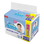 LEC Pure Water Baby Care Fluffy Baby salvr&auml;tikud 80 lehte x 8 t&uuml;kki kollageeni virsiku lehtede ekstrakti topeltniisutav koostis, n&otilde;rgalt happeline valmistatud