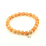 Pierres et Min&eacute;raux. Bracelet Perles Pierre de soleil d'Afrique qualit&eacute; 7A 8 mm. Fabriqu&eacute; en France. Taille personnalisable.