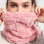 Kunstkarusnahast plush Infinity sall &uuml;hev&auml;rviline pehme kaelaga kedra armas tavaline k&uuml;lmakindel kaelasoojendaja suusamask naistele igap&auml;evaseks kasutamiseks talvel &otilde;ues kohv