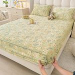 Piimaflanellist voodim&uuml;tsid 3 komplekti talvepaksendatud Simmonsi voodikatte kaitsekattega polsterdatud voodilina &uuml;heinimesevoodi kattelina 90x200cm