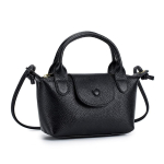 Ehtsast nahast Crossbody k&auml;ekott Mini pealmise kihiga veisenahast trendikas &otilde;lakott naistele Moodne v&auml;ike kandiline kott k&auml;ekott must