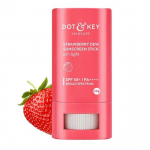 Dot & Key Strawberry Dew Spf 50 p&auml;ikesekaitsepulk On-The-Go Spf 50 Pa+++, laia spektriga, kaitse h&uuml;aluroonhappega UV-/UVB kiirte eest, jamavaba, 20 g