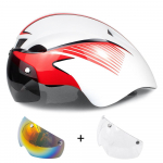 Wildside Triatloni TT Kiiver magnetprillidega - Uus v&otilde;istlusvalmis jalgrattakiiver One Size