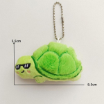 Squeak Turtle Bee Plush v&otilde;tmehoidja Naljakas t&auml;idisega nuku ripats auto v&otilde;tmehoidja seljakoti kaunistus Bestie paarile kingitus