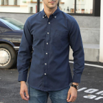 Kevad-s&uuml;gis meeste vabaaja &auml;ris&auml;rk Oxfordi kangast &uuml;hev&auml;rvilised s&auml;rgid &uuml;he rinnaga lihtsas stiilis trendikas n&ouml;&ouml;biga &uuml;les M must