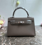 24 uus ehtsast nahast naiste kott peopesa mustriga mini 22CM25 kott h&otilde;bedane pandlaga k&auml;ekott &uuml;he &otilde;laga 22CM+2 shoulder straps without lock khaki