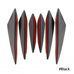 6 tk auto esikaitseraua huulekaunistust, hajuti, &scaron;undi uime, kere spoilerit, Canardi universaalset autot, modifitseeritud Canardi v&auml;lisdetaile