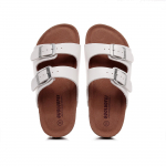 Guoluofei Lilla Kahe Pandlaga Rihmaga Korgist Sandaalid Kingad Unisex Trendikad Sandaalid 36