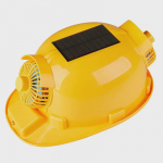Kahe ventilaatoriga p&auml;ikesekiiver koos laetava valguse ja purunemisvastase kaitsega Yellow 6000 mAh