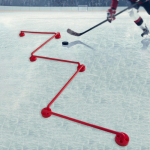 Adjustable Hockey Help with The Portable Aid Stickhandling Train Adapted to on Or Out of