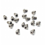 5TK Titaanisulamist M2.5 T6 Torx Kruvi Pool&uuml;mar Pea M2.5 Keermega Kruvid Kokkupandava Noa K&auml;epideme Telje jaoks DIY Valmistamise Remonditarvikud Size 1 valge