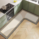 P&otilde;hjamaade kerge luksus diatomiitmuda majapidamis- L-kujuline k&ouml;&ouml;gip&otilde;randamatt Veeimavus Libisemisvastane Kiiresti kuivav ja Lihtsalt hooldatav P&otilde;randamatt 80*150*45cm