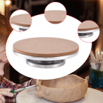 Keraamika P&ouml;&ouml;rdlaud Skulptuuriratas, P&ouml;&ouml;rlev Platvorm T&ouml;&ouml;riist Saviprojektide jaoks 20cm