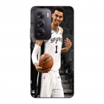Coque de t&eacute;l&eacute;phone - Maniacase - Oppo Reno 12 5G - Silicone - Souple - Victor Wembanyama San Antonio Spurs