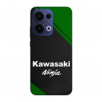 Coque de t&eacute;l&eacute;phone - Maniacase - Oppo Reno 13 5G - Logo Kawasaki Ninja - Silicone - Souple