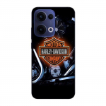 Coque de t&eacute;l&eacute;phone - Maniacase - Oppo Reno 13 5G - Silicone - Noir - Harley Davidson Logo