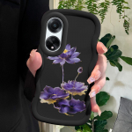 V&auml;rvitud muster Big Wave Edge pehme silikoon materjal Macaron telefoni &uuml;mbris p&otilde;rutuskindel kaitsev kummist &uuml;mbris OPPO Reno Realme jaoks OPPO A3S must