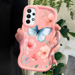 V&auml;rvitud mustriga Big Wave Edge pehmest silikoonmaterjalist Macaron telefoni&uuml;mbris, p&otilde;rutuskindel kaitsev kummist korpus Samsung Xiaomi Poco Redmi jaoks Samsung A11 must