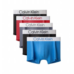 Calvin Klein Pilkup&uuml;&uuml;dev žakaar madala v&ouml;&ouml;kohaga h&otilde;&otilde;rumisvastased bokserid 5-pakk Meeste aluspesu NP2776O-SLU L