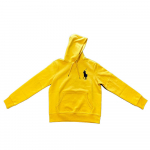 Polo Ralph Lauren Suure Hobuse Logoga Tikitud Kapuutsiga Pikkade Varrukatega Huppar Meeste huppari Kollane 710883343-007 L
