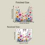 Erksad Akvarell Lilled Lehed R&otilde;du Klaasaknad Kodu Kaunistamine ja Dekoratsioon Staatilise Elektri Akna Kleebised