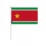 Drapeau - Guadeloupe - Mini Drapeau 14x21 cm - Pol&uuml;esterresistant - L&eacute;ger - Recto/verso