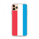 Coque iPhone &ndash; Drapeau Luxembourg &ndash; iPhone 11 Pro Max &ndash; Supp &ndash; Mitmev&auml;rviline &ndash; Kaasaegne disain