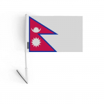 Drapeau - rahvakujuline - 14 x 21 cm - pol&uuml;esterresistant - L&eacute;ger - Recto/verso